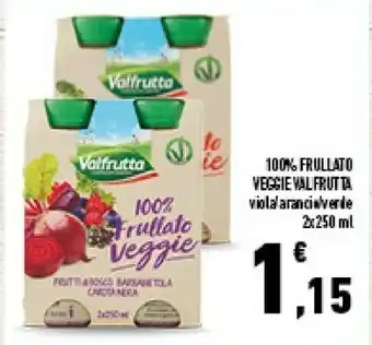 Conad Superstore Valfrutta 100% Frullato Veggie Frutta offerta