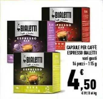 Conad Superstore Bialetti Capsule Per Caffe Espresso offerta