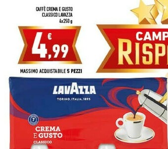 Conad Lavazza Crema E Gusto Classico offerta