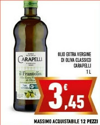 Conad Carapelli Olio Extra Vergine Di Oliva Il Frantolio 1000 G(ml) offerta