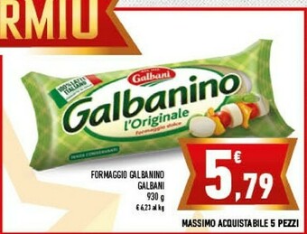 Conad Galbani Formaggio Galbanino offerta