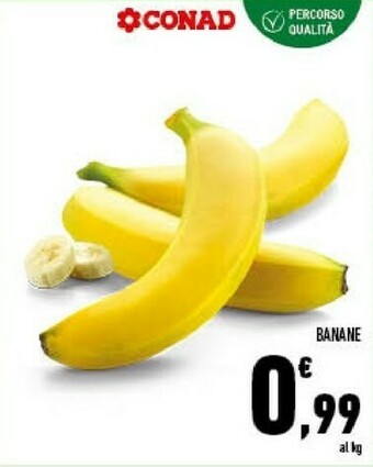 Conad Conad Banane offerta