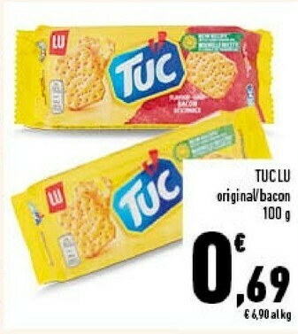 Conad Saiwa Tuc Bacon 100 G(ml) offerta