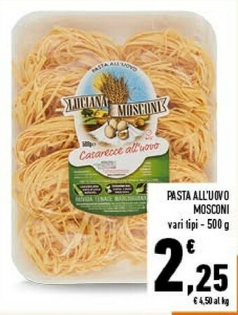 Conad Luciana mosconi Caserecce All'Uovo 500 G(ml) offerta