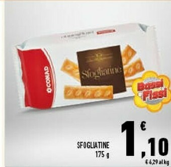 Conad Conad - Le Sfogliatine 175 G(ml) offerta