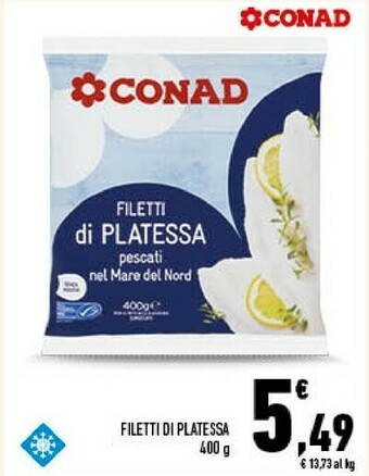 Conad Conad Filetti Di Platessa offerta