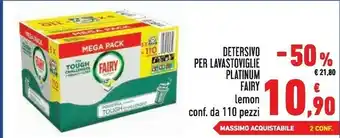 Conad Superstore Fairy Platinum Detersivo Per Lavastoviglie offerta