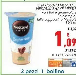 Conad Superstore Nescafé Shakissimo offerta