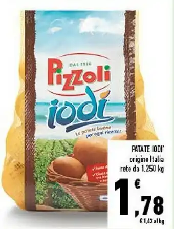 Conad Pizzoli Iodi Patate 1250 G offerta