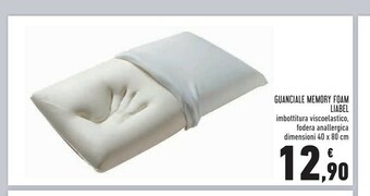 Conad Superstore Liabel Guanciale Memory Foam offerta