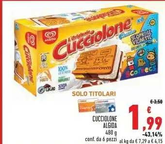 Conad Superstore Algida Cucciolone Classico 480 G(ml) offerta