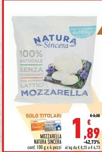 Natura sincera Mozzarella