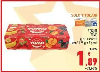 Conad Yomo Yogurt Magro Frutta 1000 G(ml) offerta