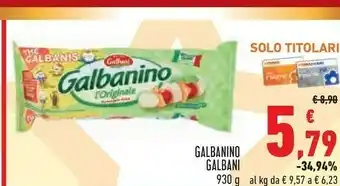 Conad Galbani No 930g offerta