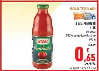 Conad Star La Mia Pummaro offerta