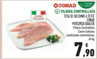 Conad Fesa Di Tacchino A Fette offerta