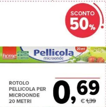 ROTOLO PELLICOLA PER MICROONDE 20 METRI