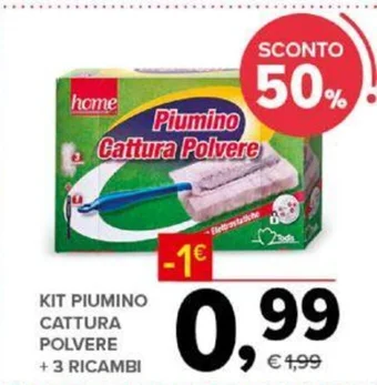 KIT PIUMINO CATTURA POLVERE +3 RICAMBI