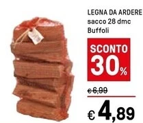 Iper La Grande Legna da ardere offerta