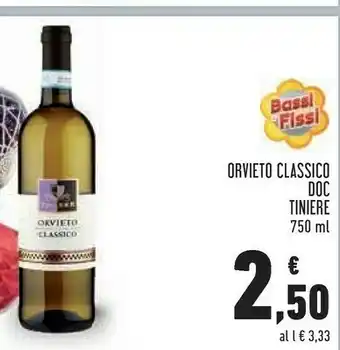 Conad Superstore Tiniere Orvieto Classico DOC offerta