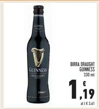 Conad Guinness Guinnes - Birra Draught 330 G(ml) offerta
