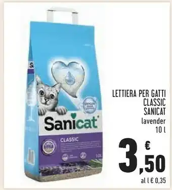 Conad Sanicat Lettiera Per Gatti Classic`1 offerta