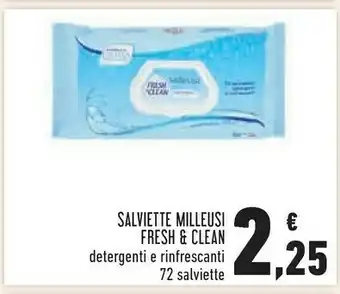 Conad Fresh & Clean Salviette Milleusi offerta