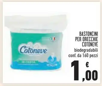 Conad Cotoneve Bastoncini Per Orecchie offerta