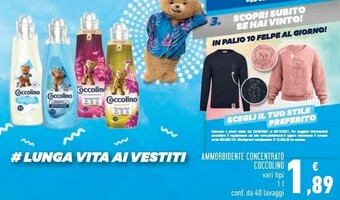 Conad Coccolino Ammorbidente offerta