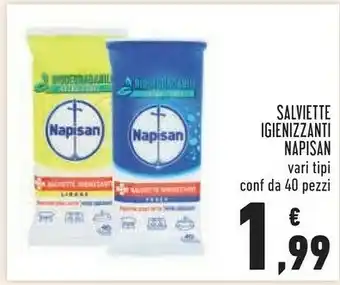 Conad Napisan Salviette Igienizzanti offerta