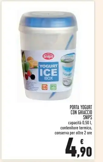 Conad Snips Porta Yogurt Refrigerato Con Ghiaccio 0.5L offerta