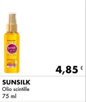 Iper Tosano SUNSILK Olio scintille 75 ml offerta