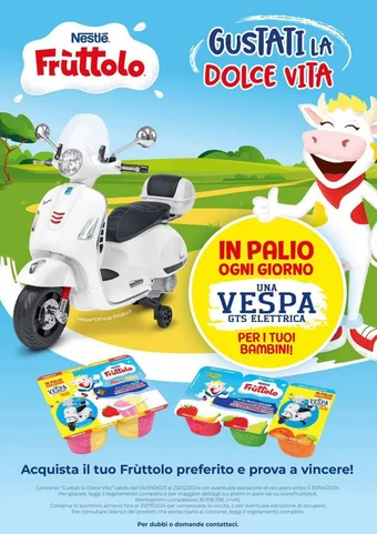 Iper Tosano Nestle. Fruttolo GUSTATI LA DOLCE VITA offerta