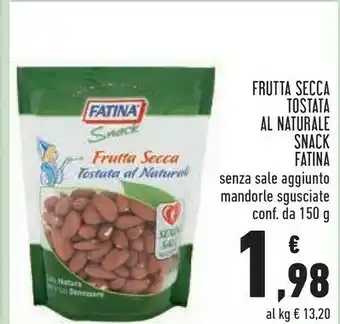 Conad Superstore Fatina Frutta Secca Tostata Al Naturale Snack offerta