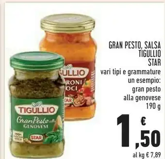 Conad Superstore Star Star - GranPesto alla Genovese Tigullio 190 g(ml) offerta