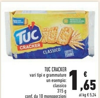 Conad Superstore Tuc Cracker Classico offerta