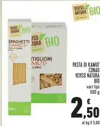 Conad Conad - Spaghetti Kamut Trafilati Al Bronzo Bio 500 G(ml) offerta