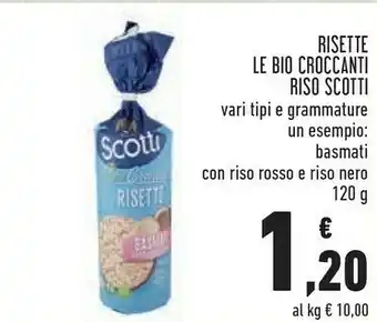 Conad Scotti Risette Basmati Con Riso Rosso E Risso Nero 120g offerta