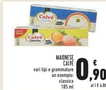 Conad Calvè Maionese Classica offerta