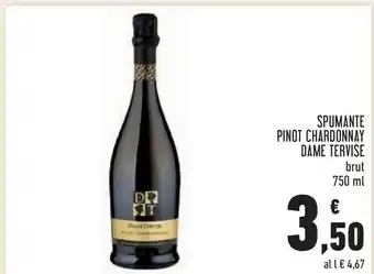 Conad Superstore Spumante Pinot Chardonnay Dame Tervise offerta