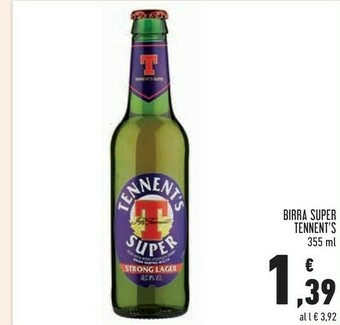 Conad Superstore Tennent's Birra offerta