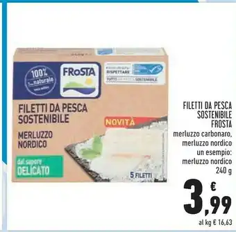 Conad Superstore Frosta Filetti Di Merluzzo Croccante 240 G(ml) offerta