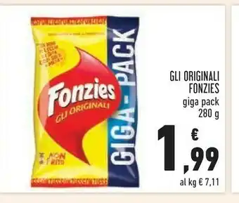 Conad Mondelez Fonzies Gli Originali offerta