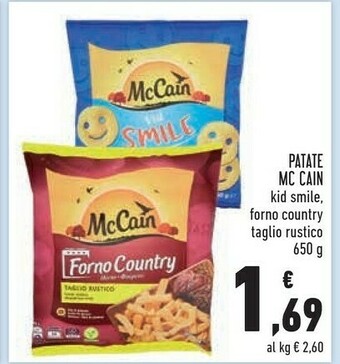 Conad Mccain Patate Kid Smile offerta