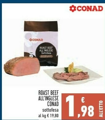 Conad Conad Roast Beef All'inglese offerta