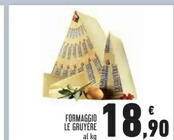 Conad Le Gruyere Formaggio offerta