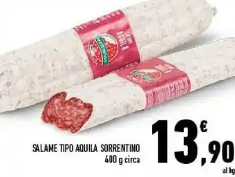 Conad Sorrentino Salame Tipo Aquila offerta