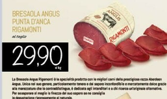 Conad Rigamonti Bresaola Punta D'Anca offerta