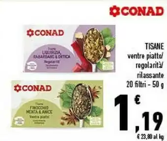 Conad Conad Tisane Ventre Piatto offerta
