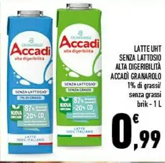 Granarolo Latte Scremato Accadì Alta Digeribilità